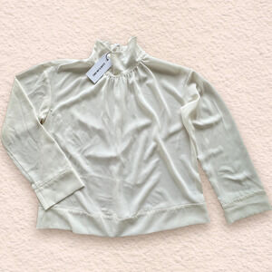 Elizabeth And James cowl neck blouse Cream‎ Women size M